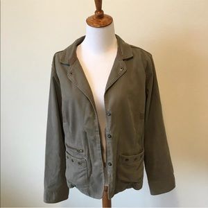 Columbia Khaki Light Utility Jacket Sz L